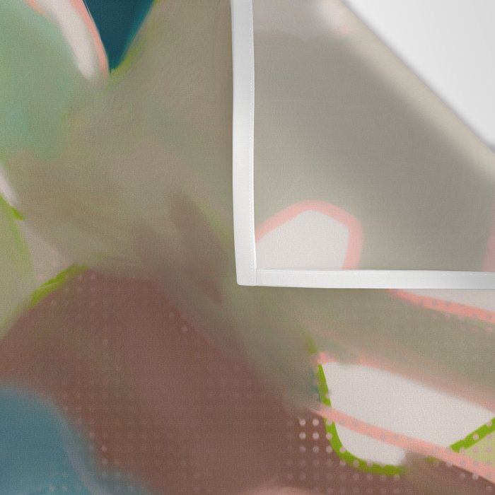abstract pastel leaves 2 Wall Tapestry Gallery Image 3