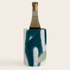 abstract pastel leaves 2 Wine Chiller Gallery Image 2