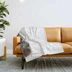Peeking Baby Hippo Throw Blanket Gallery Image 1