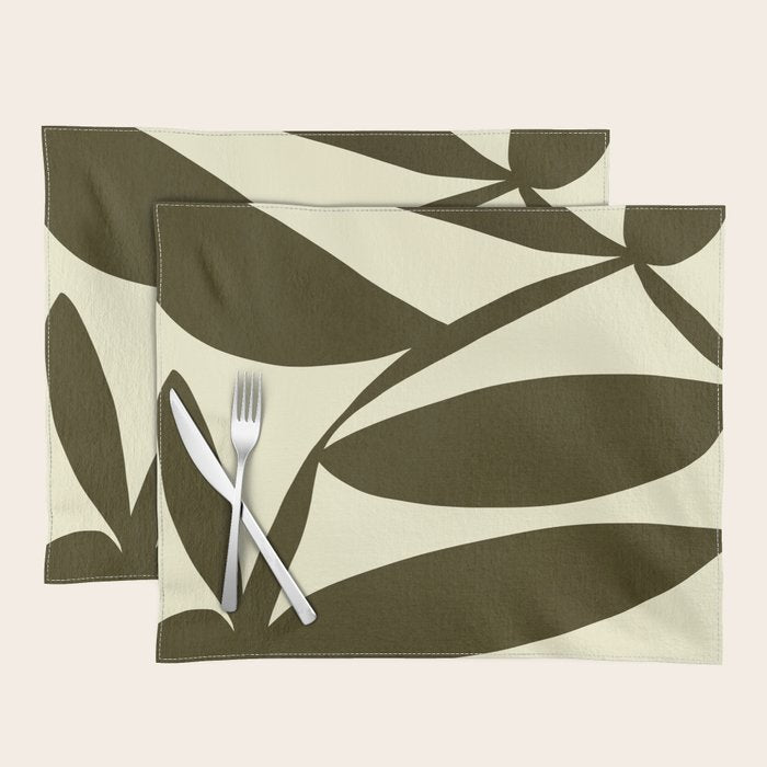 Abstract-botanical 05 Placemat Gallery Image 1
