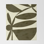 Abstract-botanical 05 Throw Blanket Gallery Image 2