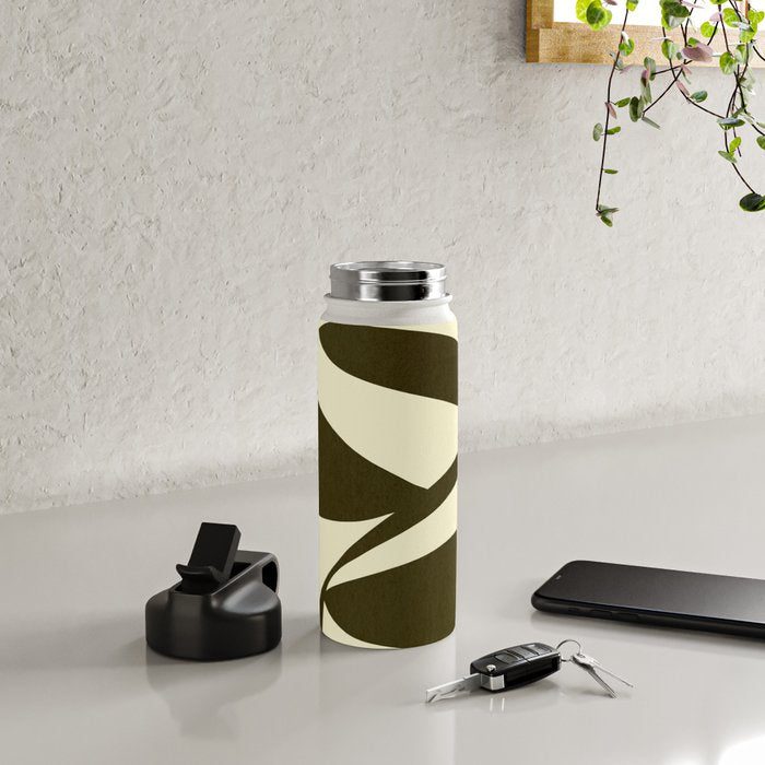Abstract-botanical 05 Water Bottle Gallery Image 4