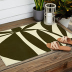 Abstract-botanical 05 Outdoor Rug Gallery Image 2