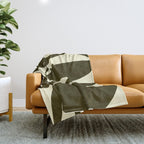 Abstract-botanical 05 Throw Blanket Gallery Image 1