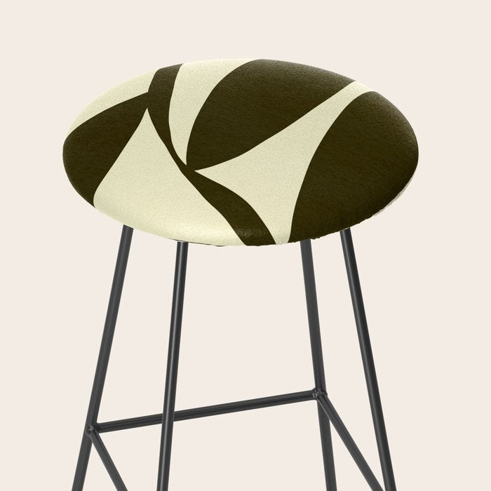 Abstract-botanical 05 Stool Gallery Image 2