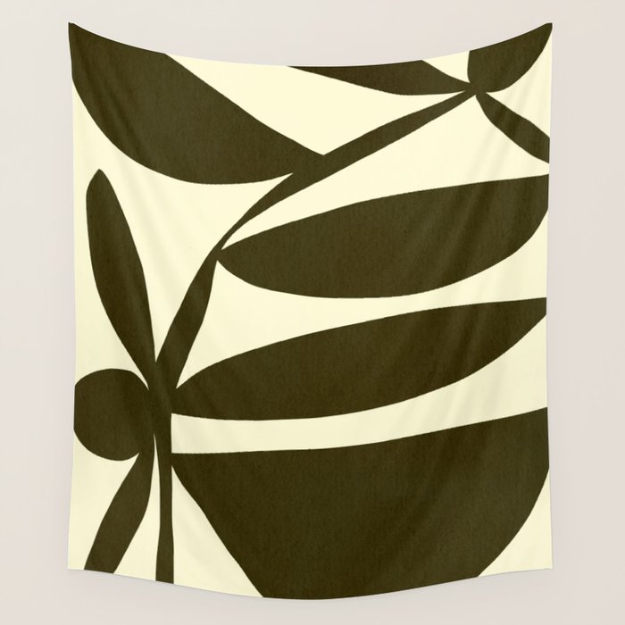 Abstract-botanical 05 Wall Tapestry Gallery Image 4