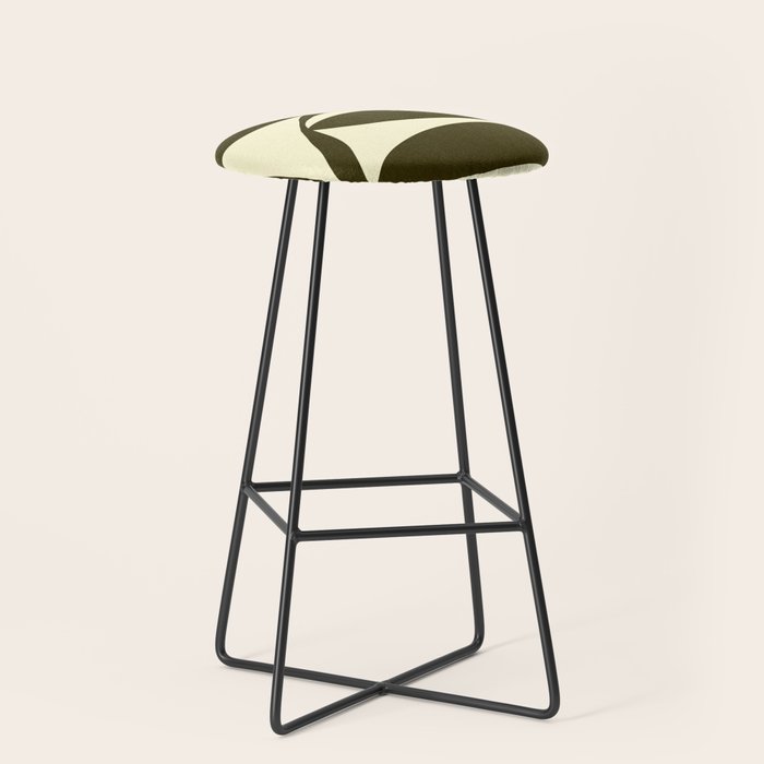 Abstract-botanical 05 Stool Gallery Image 1