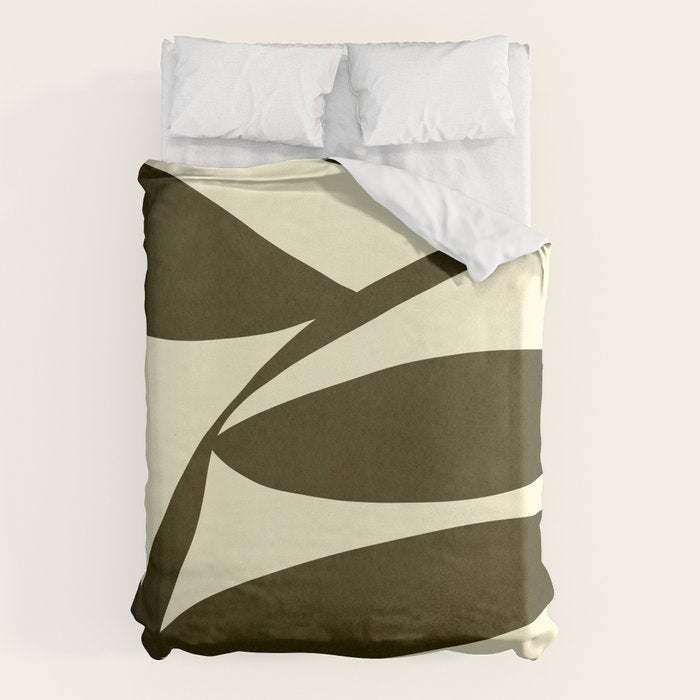 Abstract-botanical 05 Duvet Cover Gallery Image 1