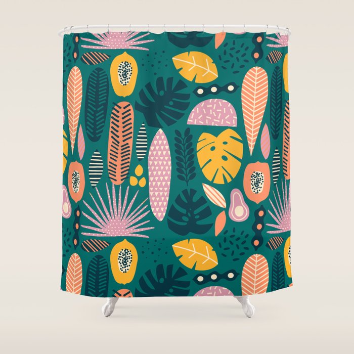 Jungle vibe Shower Curtain Gallery Image 1
