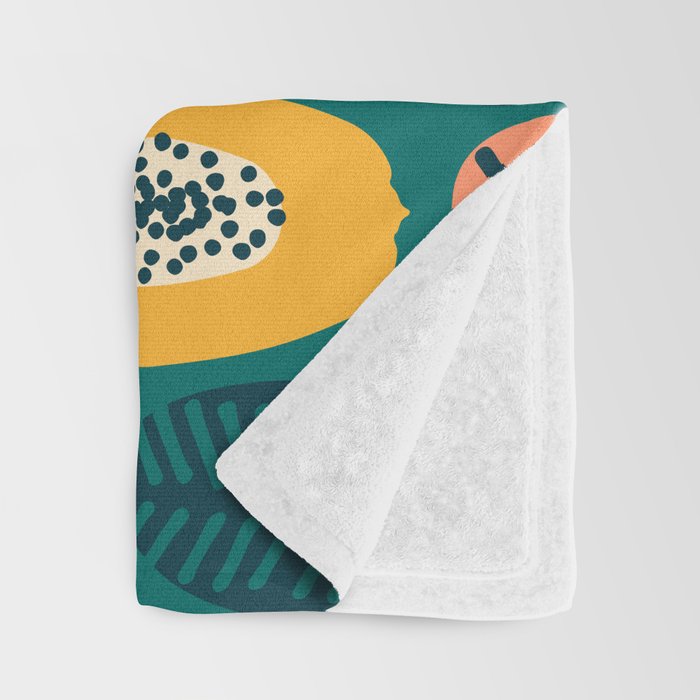 Jungle vibe Throw Blanket Gallery Image 3