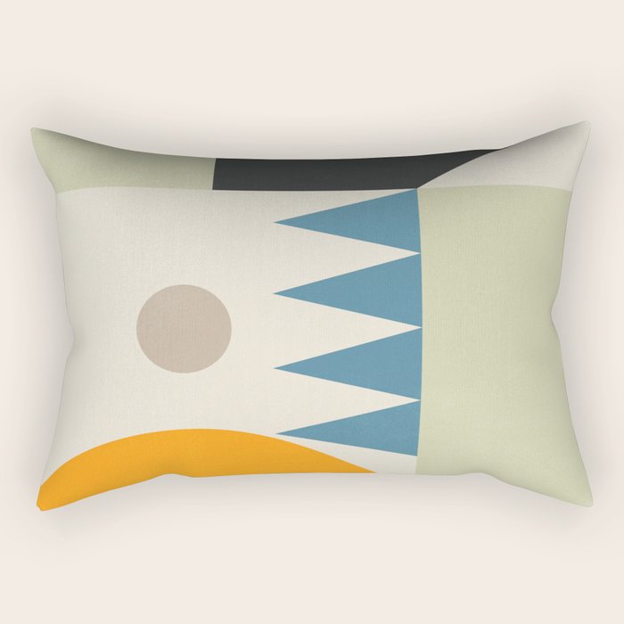 Abstract Geometric Shapes 26 Rectangular Pillow Gallery Image 1