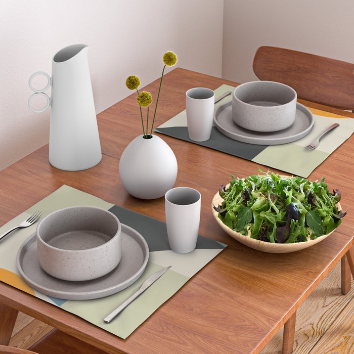 Abstract Geometric Shapes 26 Placemat Gallery Image 2