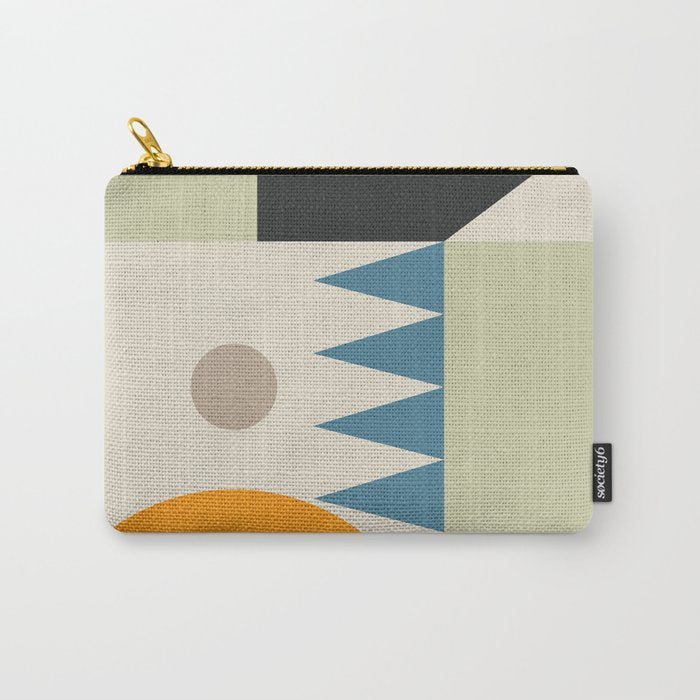 Abstract Geometric Shapes 26 Carry All Pouch Gallery Image 1