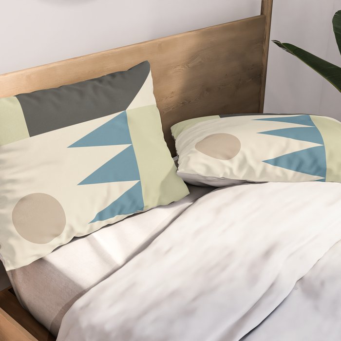 Abstract Geometric Shapes 26 Pillow Sham Gallery Image 2