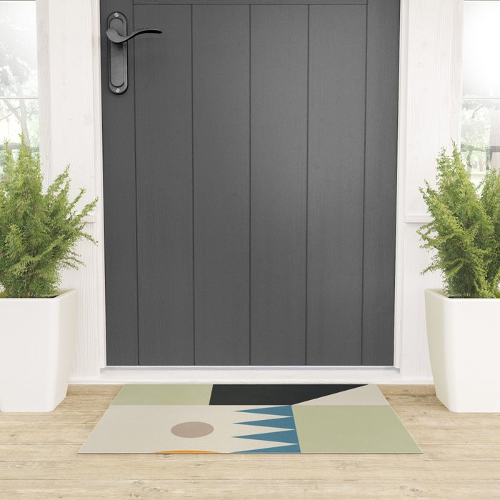 Abstract Geometric Shapes 26 Welcome Mat Gallery Image 3