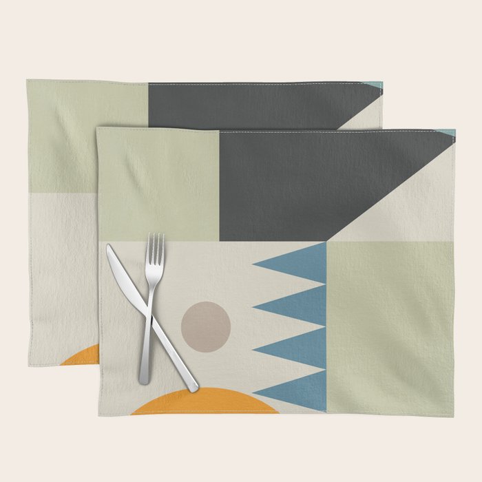 Abstract Geometric Shapes 26 Placemat Gallery Image 1