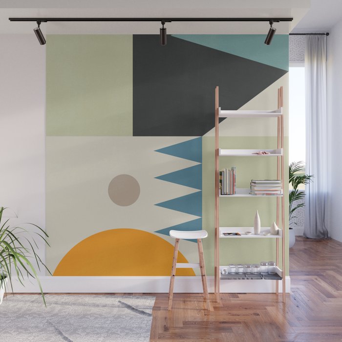 Abstract Geometric Shapes 26 Wall Mural Gallery Image 1