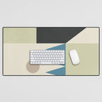 Abstract Geometric Shapes 26 Desk Mat Gallery Image 1
