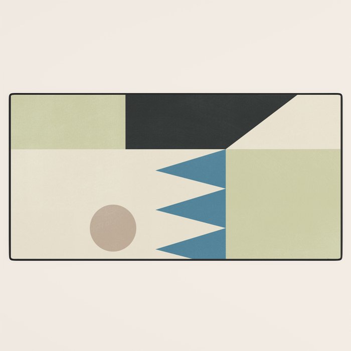 Abstract Geometric Shapes 26 Desk Mat Gallery Image 3