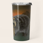 Fire Breathing Raccoon Travel Mug Gallery Image 2