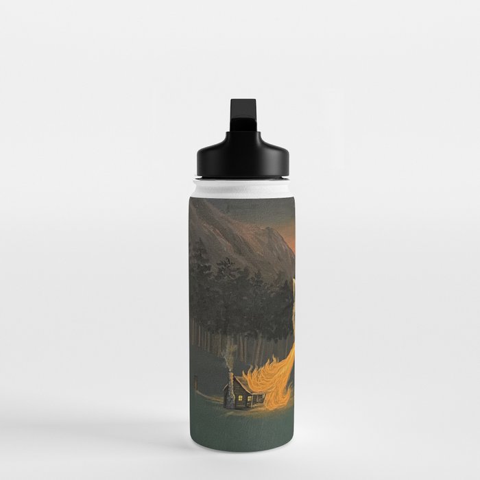 Fire Breathing Raccoon Water Bottle Gallery Image 3