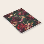 Vintage & Shabby Chic  - Fall Lush Botanical Midnight Garden Notebook Gallery Image 3