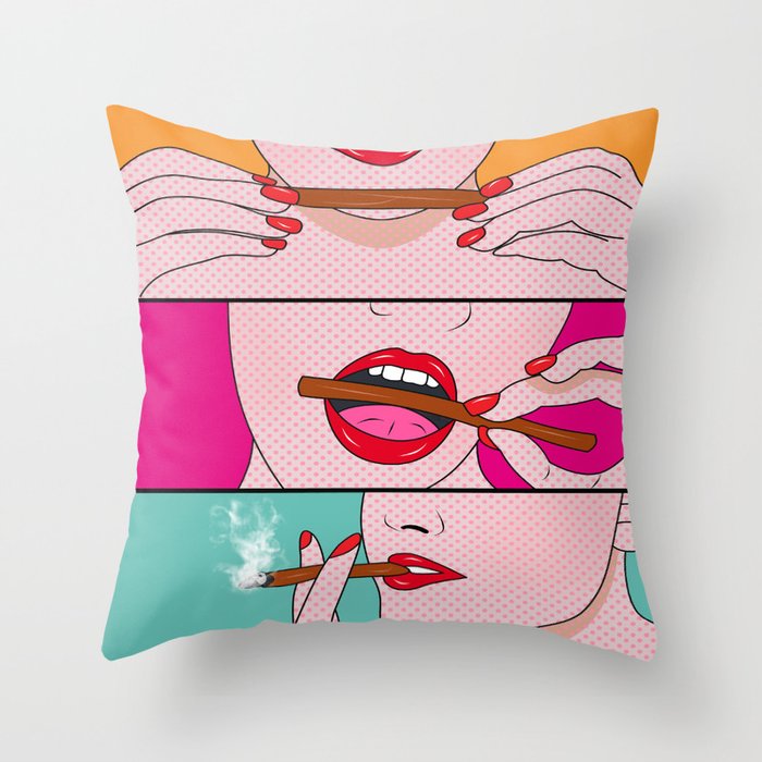 Comics Throw Pillow Gallery Image 6