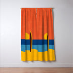 LANDSHAPES - Beach - sunset Window Curtain Gallery Image 3