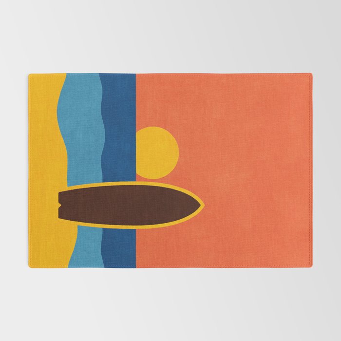 LANDSHAPES - Beach - sunset Rug Gallery Image 2