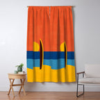 LANDSHAPES - Beach - sunset Window Curtain Gallery Image 5