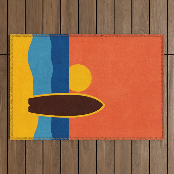 LANDSHAPES - Beach - sunset Outdoor Rug Gallery Image 1