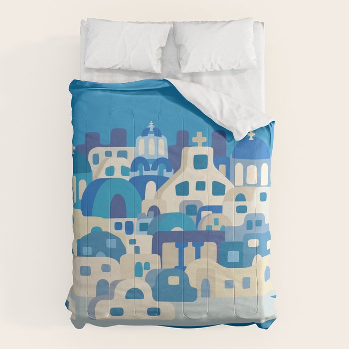 Sunny Santorini Comforter Gallery Image 1