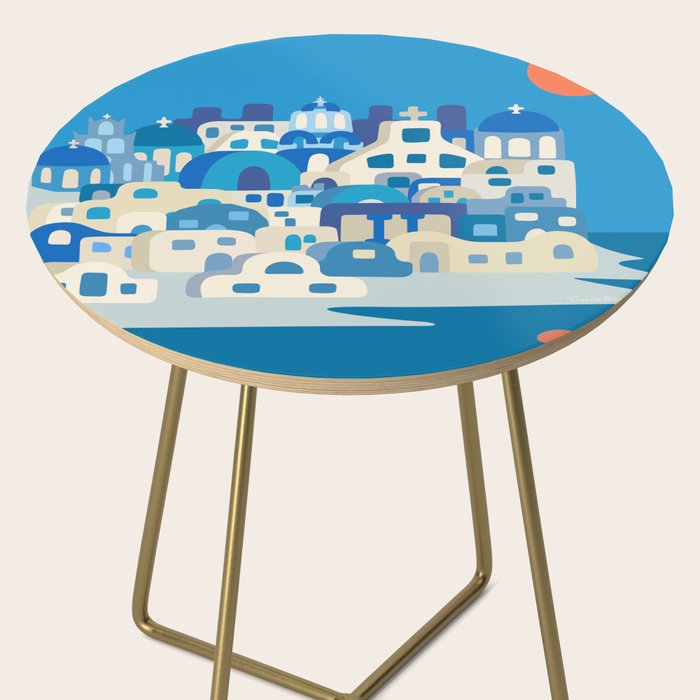 Sunny Santorini Side Table Gallery Image 2