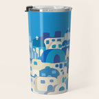 Sunny Santorini Travel Mug Gallery Image 3