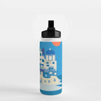 Sunny Santorini Water Bottle Gallery Image 2