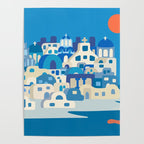 Sunny Santorini Poster Gallery Image 4