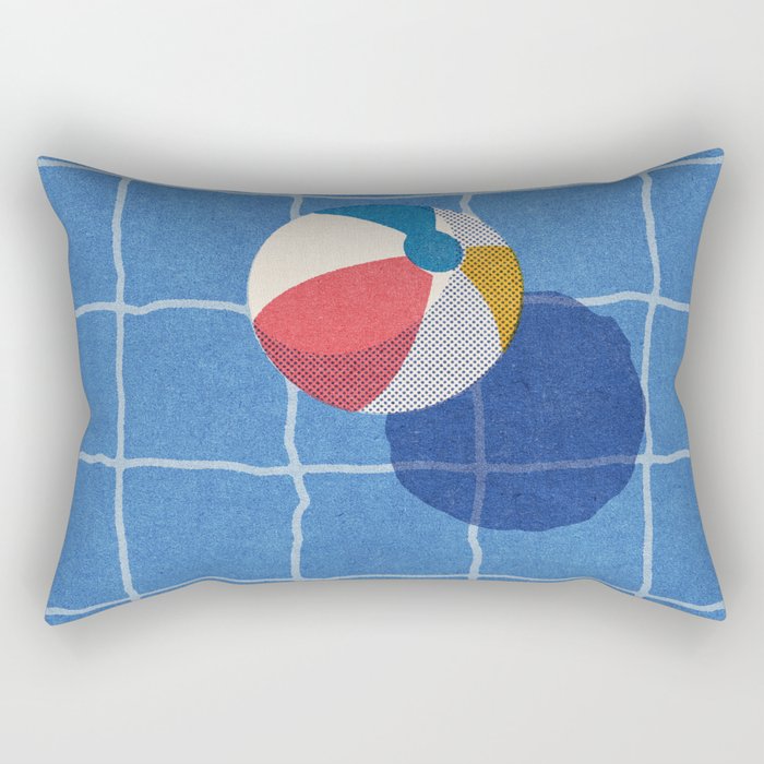 BALLS / Beach Ball I Rectangular Pillow Gallery Image 2