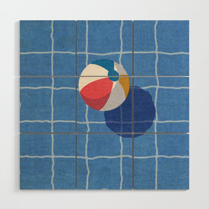 BALLS / Beach Ball I Wood Wall Art Gallery Image 1