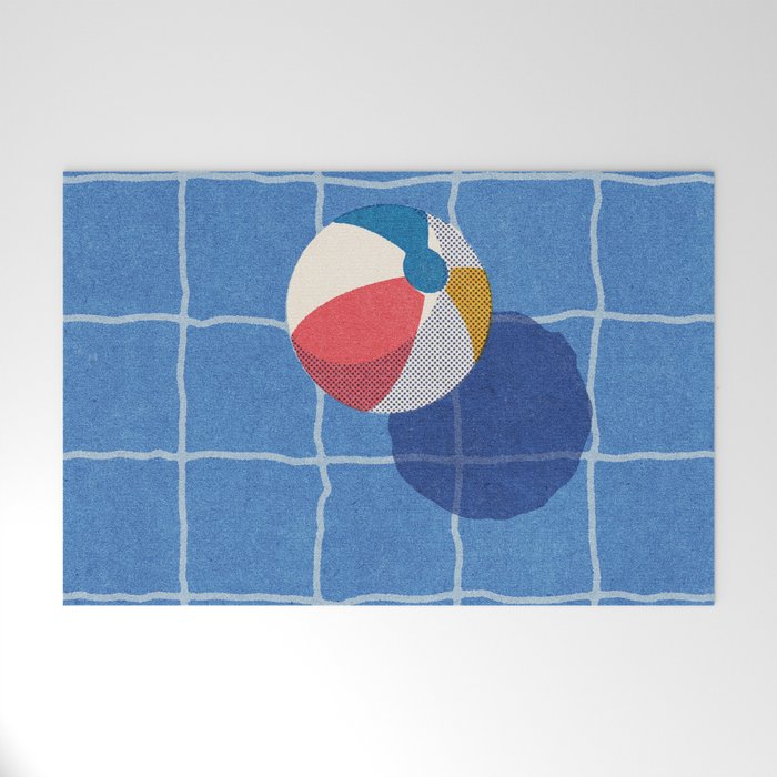 BALLS / Beach Ball I Welcome Mat Gallery Image 1