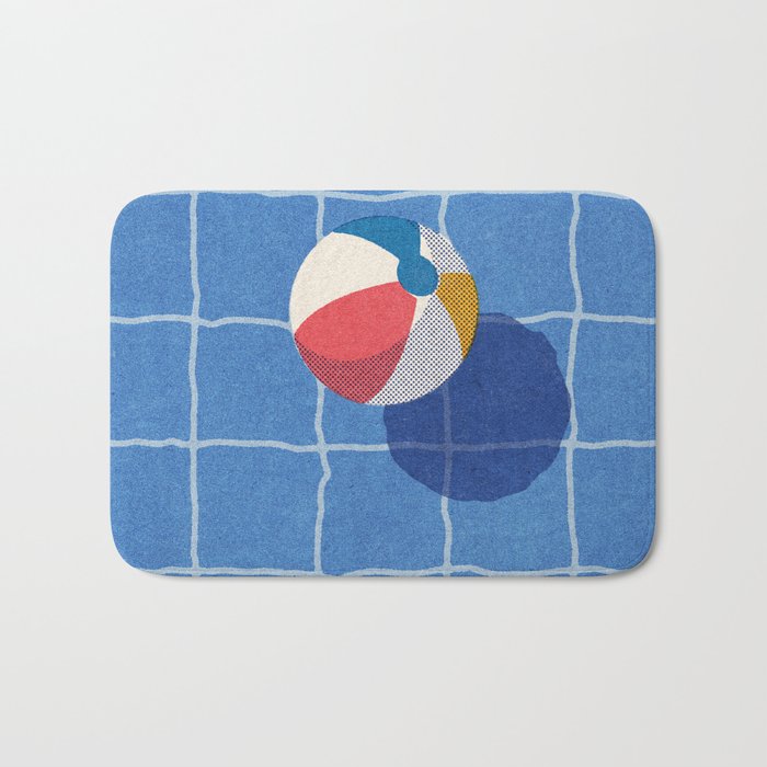 BALLS / Beach Ball I Bath Mat Gallery Image 1