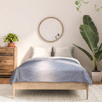 Silver Metallic Stainless Steel Pattern Comforter Gallery Image 3
