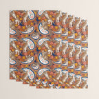 Celestial Sunset Leopard Cubs Wrapping Paper Gallery Image 3
