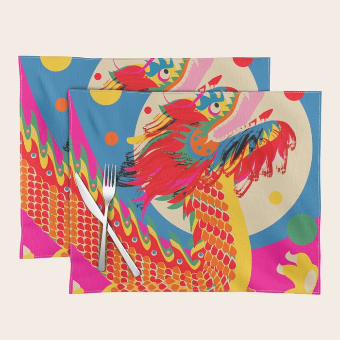 Happy Dragon Placemat Gallery Image 1