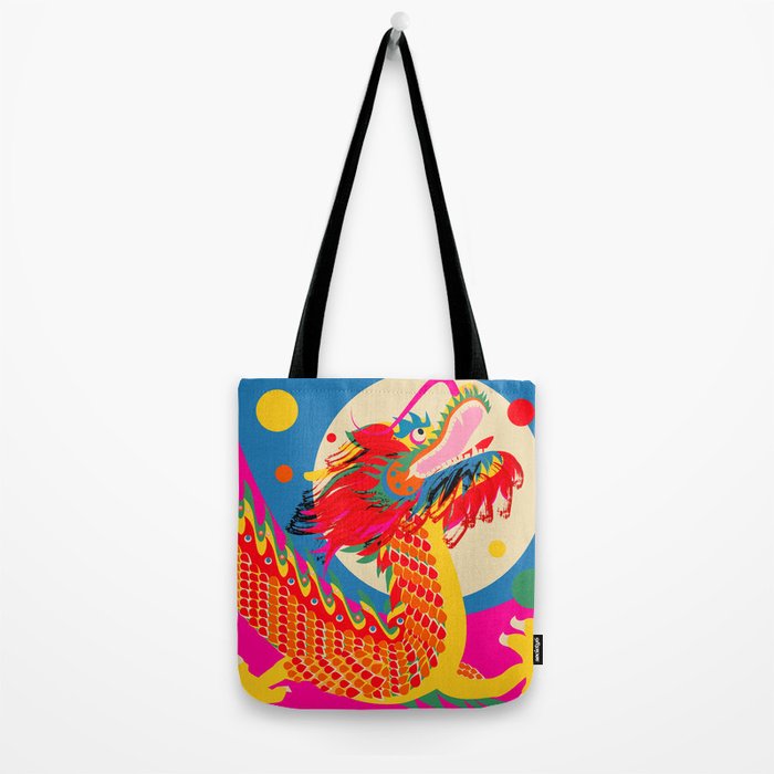 Happy Dragon Tote Bag Gallery Image 2