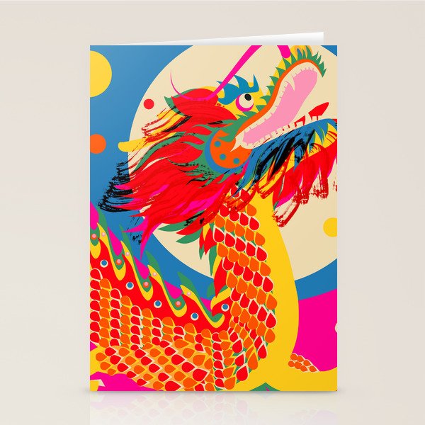 Happy Dragon Stationery Card Gallery Image 2