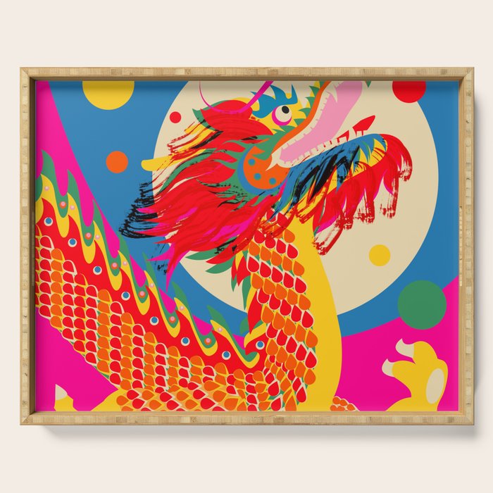Happy Dragon Serving Tray Gallery Image 1