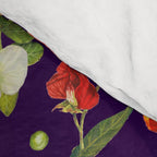 Beautiful Pea Flowers and Peas - dark Comforter Gallery Image 4