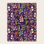 Beautiful Pea Flowers and Peas - dark Notebook Gallery Image 4