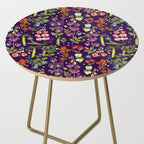 Beautiful Pea Flowers and Peas - dark Side Table Gallery Image 2