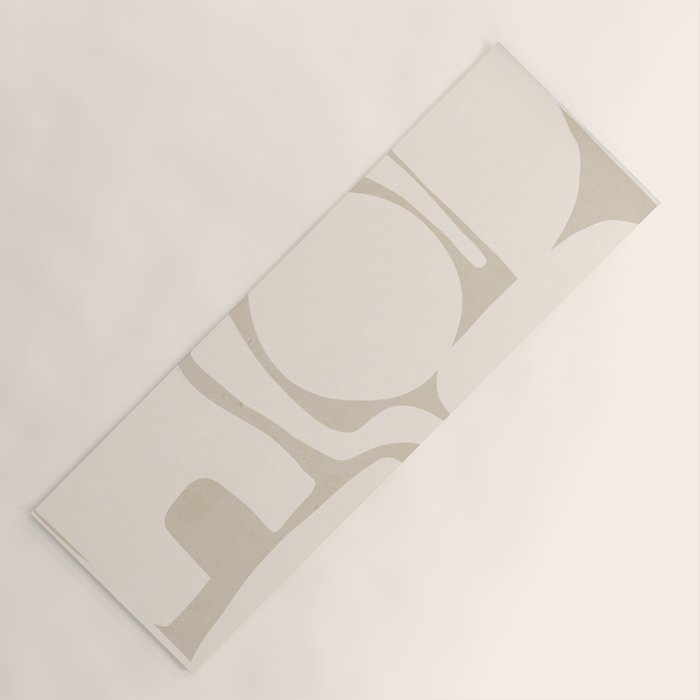 Modern Abstract Minimal Shapes 190 Yoga Mat Gallery Image 1